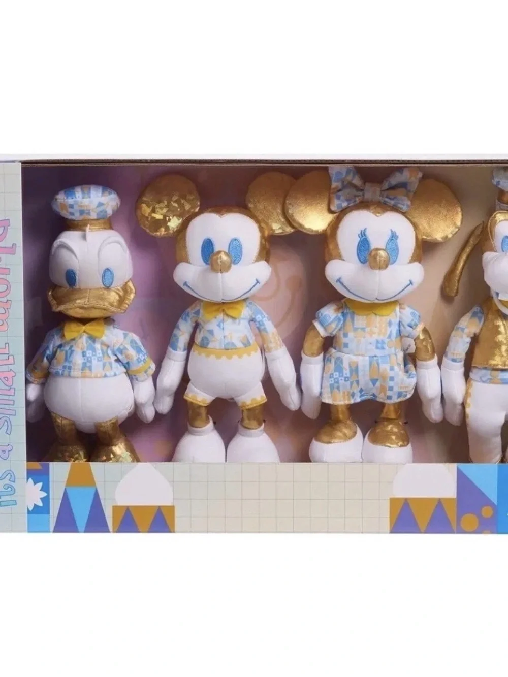 Walt Disney World 50th Anniversary “It’s A Small World” 10” Collectible Set. NIB